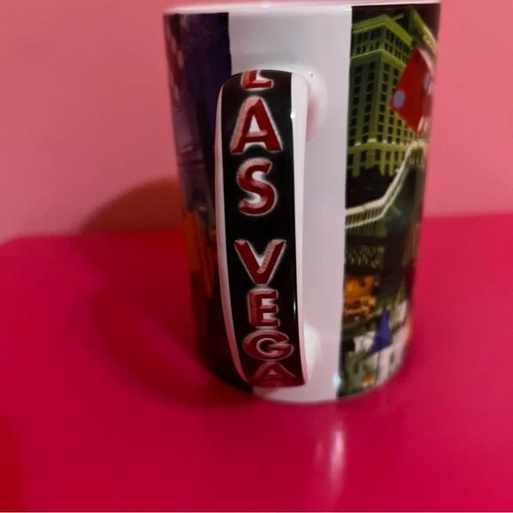 Las Vegas Souvenir Mug - Black and Multicolor - Picture 3 of 4